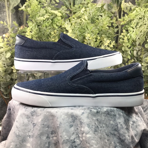 Lugz Clipper Navy Blue Canvas Slip-on Men’s 8M ⭐️Brand NEW Condition⭐️ - Picture 5 of 9